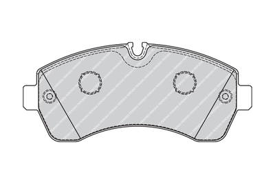 DISC BRAKE LINING FRONT WHEEL SPRINTER 906